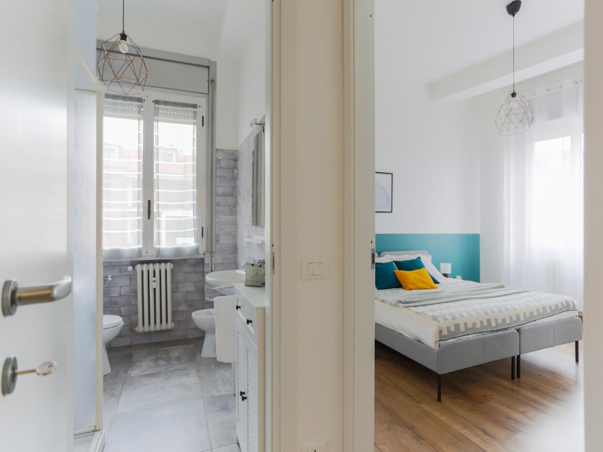 The Best Rent - Cozy Two-Bedroom Apartment Near Colonne S Lorenzo 米兰 外观 照片